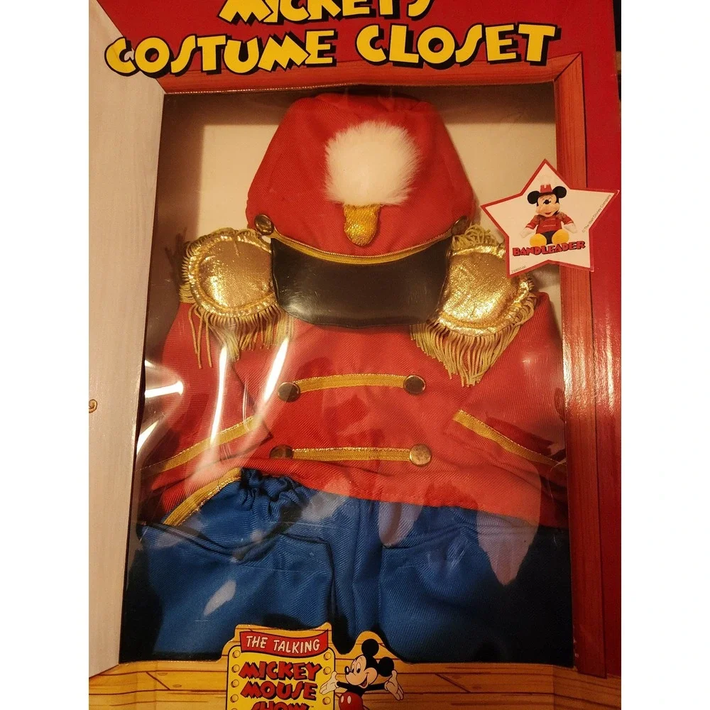 Mickeys Costume Closet Band Leader Outfit Talking Mickey Mouse Worlds of Wonder
